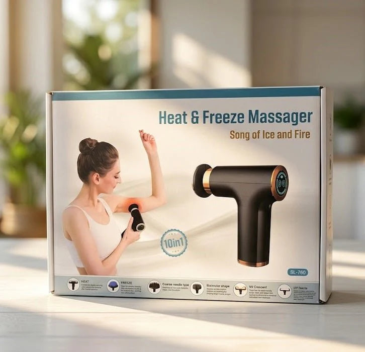 Muscle Massage Gun with 4 Heads (FH-820)  |جهاز مساج العضلات FH-820 مع 4 رؤوس